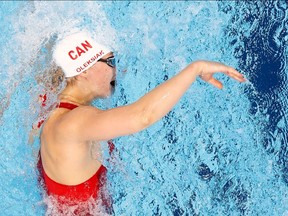 Tokyo 2020 Olympics - Swimming - Women's 200m Freestyle - Semifinal 1 - Tokyo Aquatics Centre - Tokyo, Japan - July 27, 2021. Penny Oleksiak of Canada in action REUTERS/Stefan Wermuth
