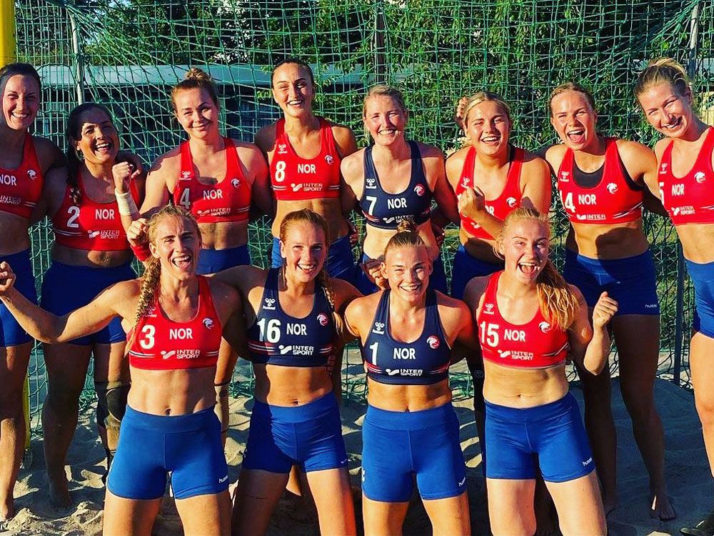 Pink offers to pay fines for Norwegian women's handball team National