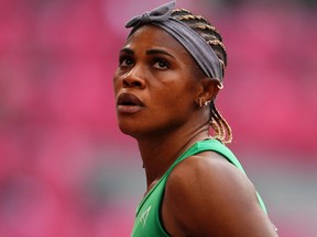 Nigerian sprinter and 2008 Olympics long jump silver medallist Blessing Okagbare's Tokyo Games ended abruptly on Saturday after she was provisionally suspended following a positive test for human growth hormone, the Athletics Integrity Unit said in a statement.
