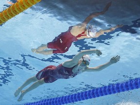 Tokyo 2020 Olympics - Swimming - Women's 400m Freestyle - Heats - Tokyo Aquatics Centre - Tokyo, Japan - July 25, 2021. Summer Mcintosh of Canada in action.