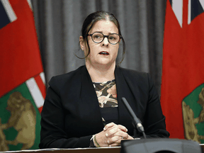 Former Manitoba health minister Heather Stefanson is so far the only declared candidate to replace Premier Brian Pallister.