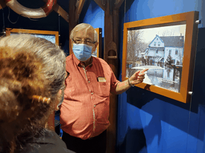 Bloc Québécois MP and Dean of the House of Commons Louis Plamondon knows his riding so well after being elected for 37 consecutive years that he can often be seen telling stories about locals of Bécancour – Nicolet – Saurel riding to museum guides, as seen here at the Biophare museum in Sorel-Tracy, Que.