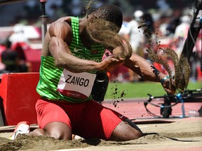 Hugues Fabrice Zango won his bronze medal, the first for the West African nation since it began participating in the Olympics in 1972, on Burkina Faso's Independence Day.
