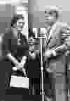 Frances Oldham Kelsey, is shown receiving the President’s Award for Distinguished Civilian Service in 1962 from then-president J.F. Kennedy.