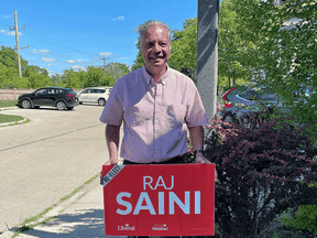 Raj Saini has represented the Kitchener Centre riding in Ontario since first being elected in 2015.