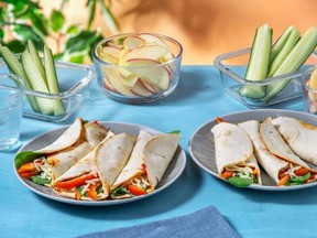Kids Pizza Party Lunch Wraps