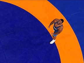 Tokyo 2020 Olympics - Wrestling - Freestyle - Men's 125kg - Gold medal match - Makuhari Messe Hall A, Chiba, Japan - August 6, 2021. Gable Steveson of the United States celebrates after winning gold. REUTERS/Piroschka Van De Wouw