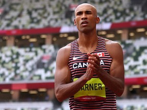 Damian Warner is on solid footing at the end of Day 1 in the Olympic decathlon.