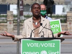 Green Party Leader Annamie Paul in Ottawa on Sept. 10.

Assignment 136242 

Jean Levac/Ottawa Citizen



 ORG XMIT: 136242