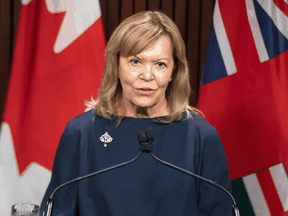 Health Minister Christine Elliott speaks about the province's upcoming COVID-19 vaccine certificate program on September 14, 2021: "There may be some situations where people don't have valid medical exemptions."