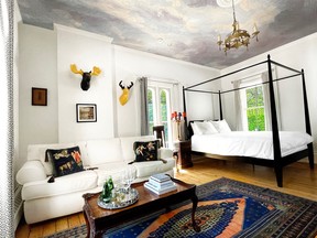 Merrill House is newly furnished with a mix of antiques, original artefacts and contemporary art.