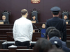 Canadian Robert Schellenberg during his retrial on drug trafficking charges in Dalian, China, January 14, 2019.