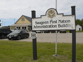 The Administration Building at Saugeen First Nation.