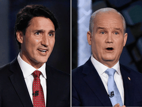 Justin Trudeau's Liberal Party and Erin O'Toole's Conservative Party have been in a dead heat for most of this election.