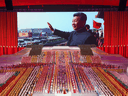 A huge screen shows President Xi Jinping during a performance celebrating the 100th anniversary of the Founding of the Chinese Communist Party on June 28, 2021 in Beijing.