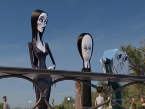 "I can see Canada from here!" A scene from The Addams Family 2.