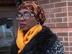 Dahabo Ahmed-Omer, seen in a file photo from 2019, says she was shattered when she was confronted by two white strangers while sitting in a parked car across the street from their homes.