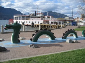 Ogopogo by Okanagan Lake in Kelowna. PROVINCE