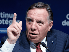 Quebec Premier Francois Legault: "I think the nation of Quebec deserves a certain level of representation in the House of Commons."