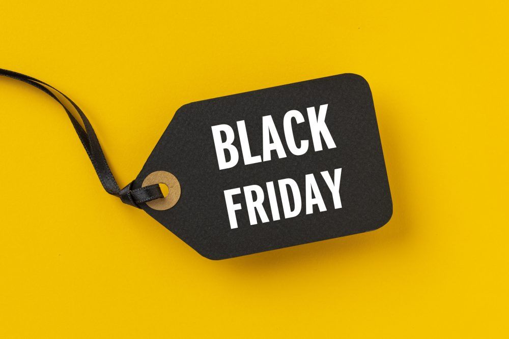 Black Friday Sale Lingerie Sale Black Stock Vector (Royalty Free