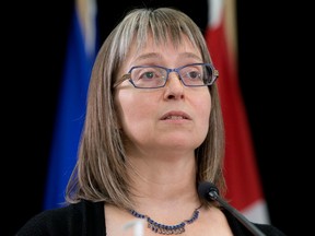 Alberta's Chief Medical Officer of Health Dr. Deena Hinshaw. Photo by  David Bloom