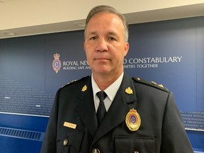 In July, Royal Newfoundland Constabulary Supt. Tom Warren said the force was looking into potential sexual harassment complaints made against four officers. THE CANADIAN PRESS/Sarah Smellie