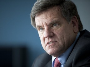 W. Rockwell "Rocky" Wirtz, chairman of the Chicago Blackhawks and president of Wirtz Corp., speaks during an editorial board meeting in Chicago, U.S., on Wednesday, April 15, 2009.