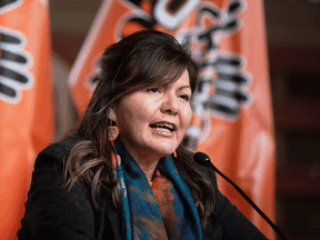 The Prime Minister’s Office said Thursday that Justin Trudeau and Tk’emlups te Secwepemc Chief Rosanne Casimir, pictured, spoke about the path to reconciliation.