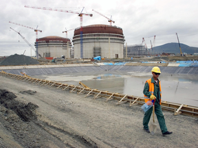 An LNG export terminal under construction in Russia. A few more of these in Canada would have been really beneficial at a time when the world is thirsting hard for our LNG. See Jesse Kline's column on the issue in Solid Takes, below.