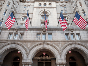 The Trump International Hotel in Washington, D.C., before its grand opening, October 26, 2016.