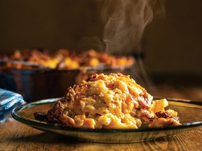 Bacon-praline macaroni and cheese from The Twisted Soul Cookbook