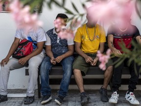 Teenagers in Matamoros, Mexico. Local teens who smuggle people across the border take advantage of the fact that they are under 18 and won't be arrested by U.S. officials. Photo for The Washington Post by Sergio Flores