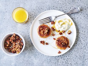 Sweet Potato Latkes with Pecan Brittle from Middle Eastern Sweets