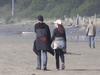 Global News filmed Justin Trudeau and his wife Sophie Grégoire Trudeau walking along the beach in Tofino, B.C., on September 30.