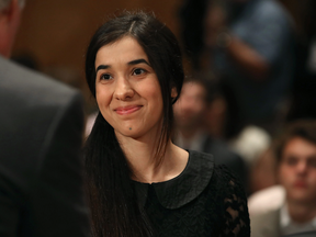 Nadia Murad, a former Islamic State sex slave, Yazidi human rights activist and 2018 winner of the Nobel Peace Prize. The Toronto District School Board cancelled a book event with Murad on the grounds that it could promote Islamophobia.