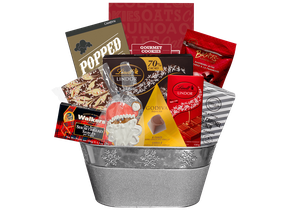 Nutcracker Sweet offers luxury curated gift baskets filled with chocolate, wine and other surprises sure to steal the show. SUPPLIED