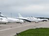 COP26 attendees’ jets parked at the Edinburgh Airport, Scotland, on November 1, 2021. Well over 200 private aircraft are expected to land during the summit, though one estimate suggests the figure could be as high as 400.
