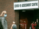 A COVID 19 assessment centre in Toronto.
