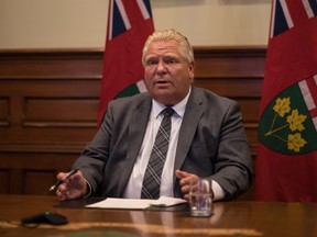 Ontario Premier Doug Ford at Queen's Park.