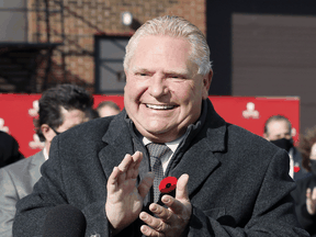Ontario Premier Doug Ford announces the province's $15-an-hour minimum wage on