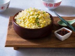 Egg Fried Rice. Photo by Karen Barnaby for Fried Rice column photos