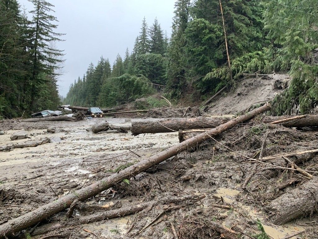 ‘He was going to drown in mud’: How two men survived the B.C. storm’s