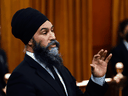 “Mr. Trudeau needs to take a position.” NDP leader Jagmeet Singh speaks during question period in the House of Commons on November 30, 2021.