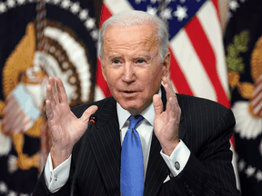 U.S. President Joe Biden said it is "almost inevitable" that the Omicron COVID-19 variant will be found in the United States.