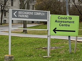 Kingston is seeing high demand for COVID testing, and the regional public health is running pop-up COVID-19 testing clinics to meet demand.  (Julia McKay/Postmedia Network)