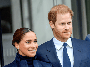 Meghan Markle and Prince Harry in New York City on September 23, 2021.