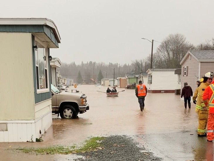 Flooding now reported in parts of Atlantic Canada as storm stalls over