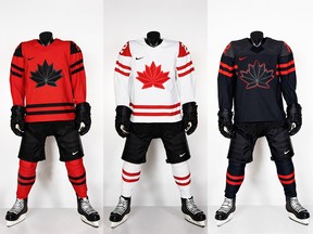 The Maple Leaf is front and centre in the styles of hockey jersey Canada's athletes will wear for the 2022 Olympic and Paralympic Winter Games in Beijing.