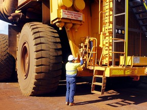 Some of the machinery for mining operations is absolutely massive.