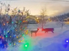 A buck in Fort Nelson, B.C. pictured moments before attacking a front yard ornament shaped like Rudolf the Red-Nosed Reindeer. Homeowner Arlene Chmelyk told CBC News that the ornament is a frequent target of passing bucks, whose rutting season happens to coincide with Christmas.